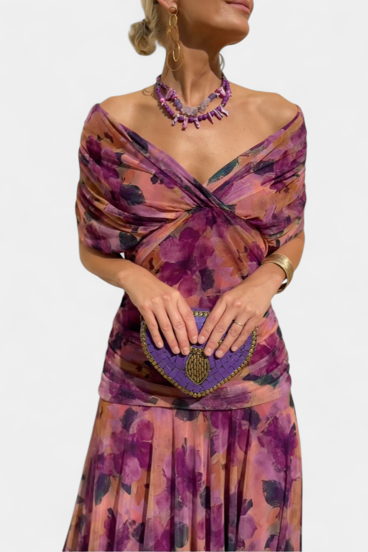 Avelina | Romantic Floral Maxi Dress