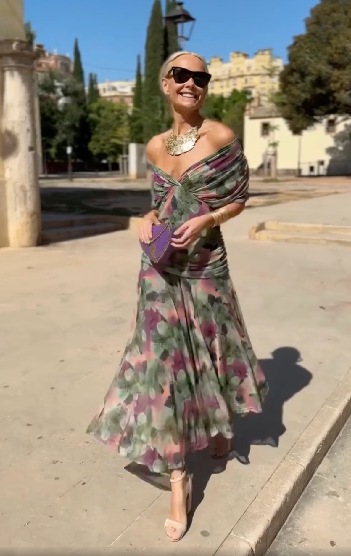 Avelina | Romantic Floral Maxi Dress