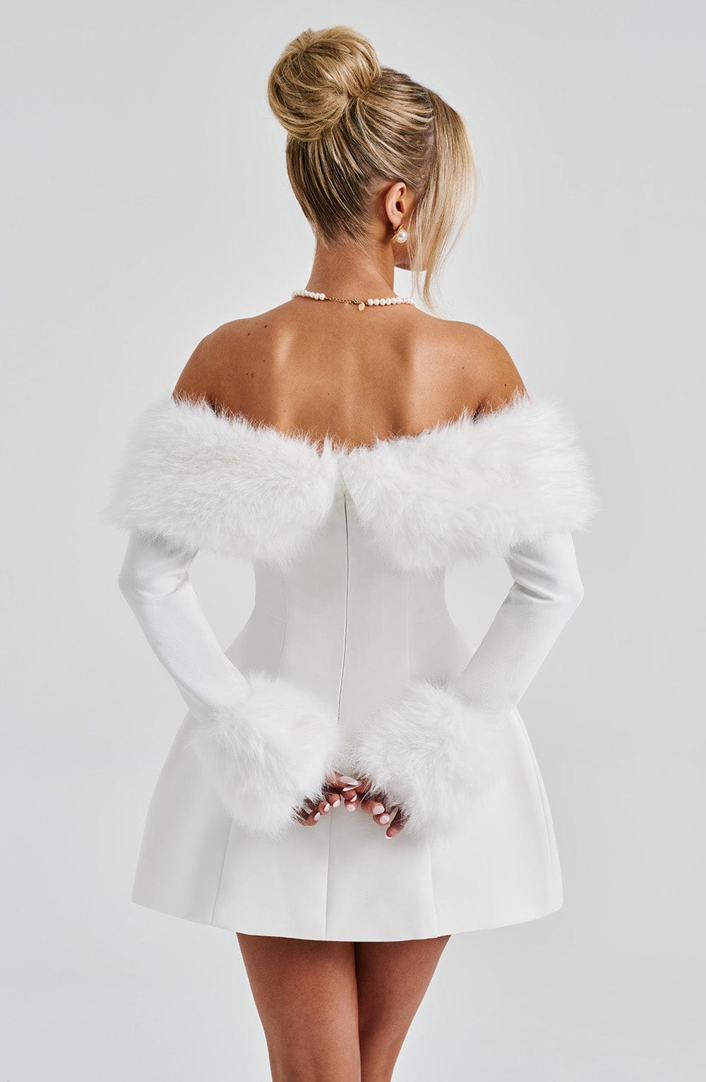 Evelyn Off-Shoulder Mini Dress