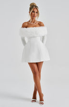 Evelyn Off-Shoulder Mini Dress