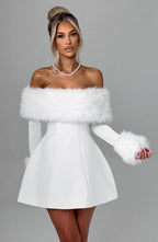 Evelyn Off-Shoulder Mini Dress
