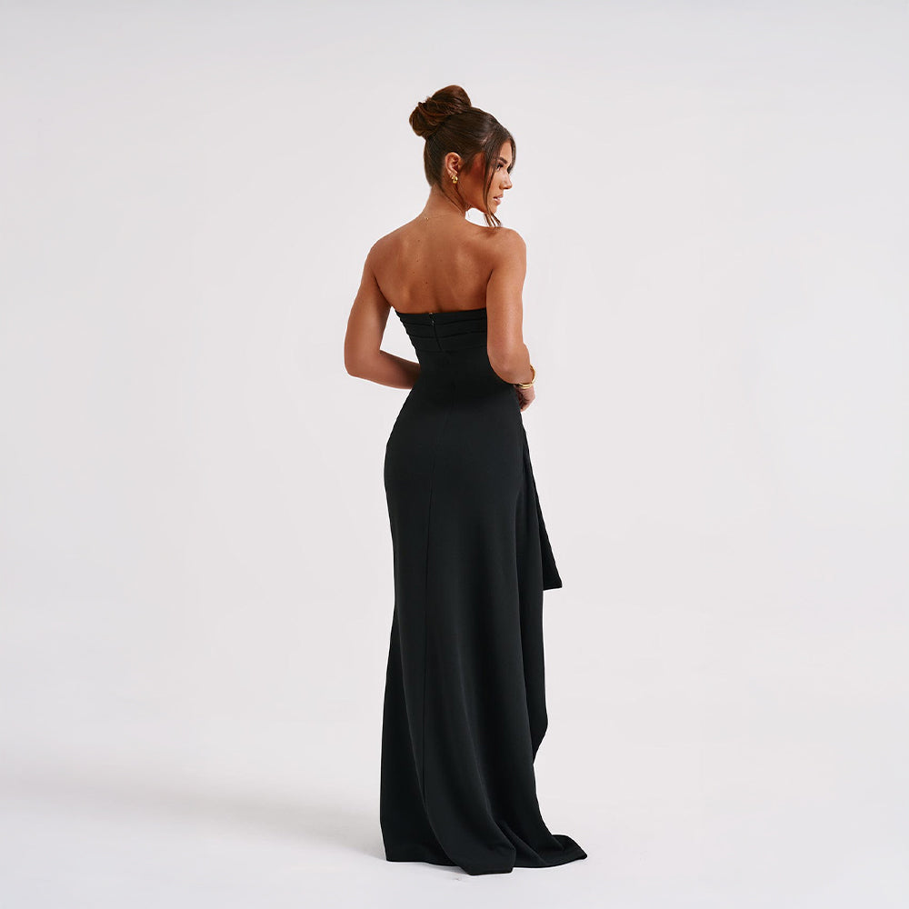 Aurelié Strapless Split Dress